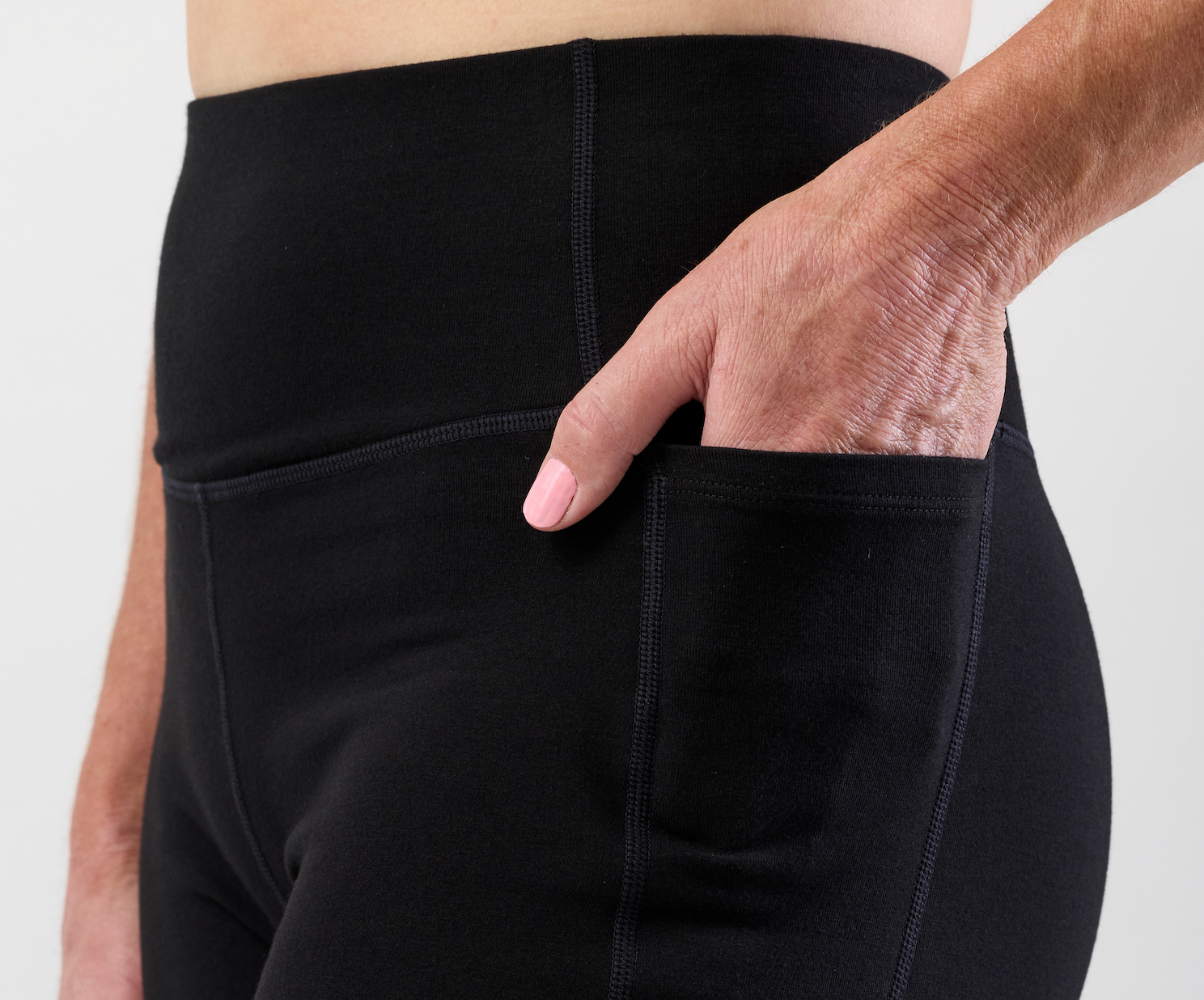  Close up view of the beautiful soft natural cotton black abric